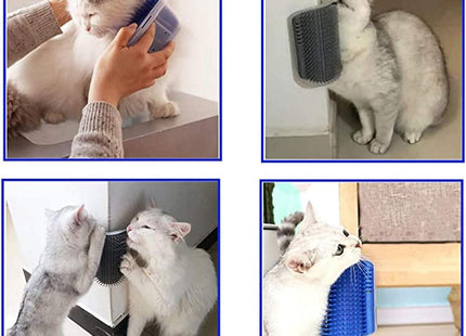 Peine Masajeador Rascador Esquinero Para Gato