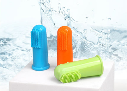 Cepillo de dientes de silicona para mascotas