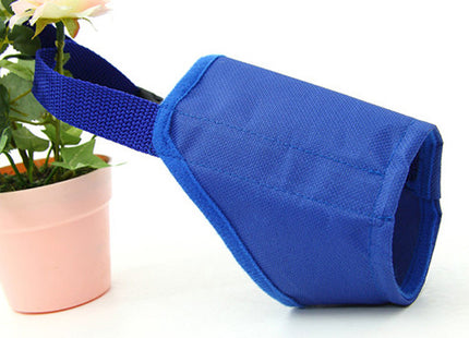 Bozal De Tela Para Perro Ajustable Material Tafeta