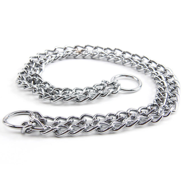 Collar De Ahorque Doble Para Perro