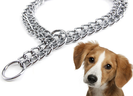 Collar De Ahorque Doble Para Perro