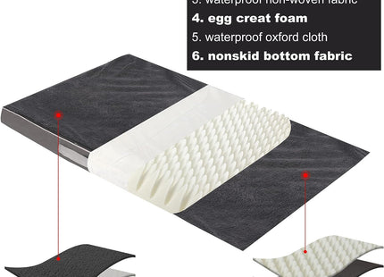 Cama Ortopédica De Espuma Viscoelástica Lavable
