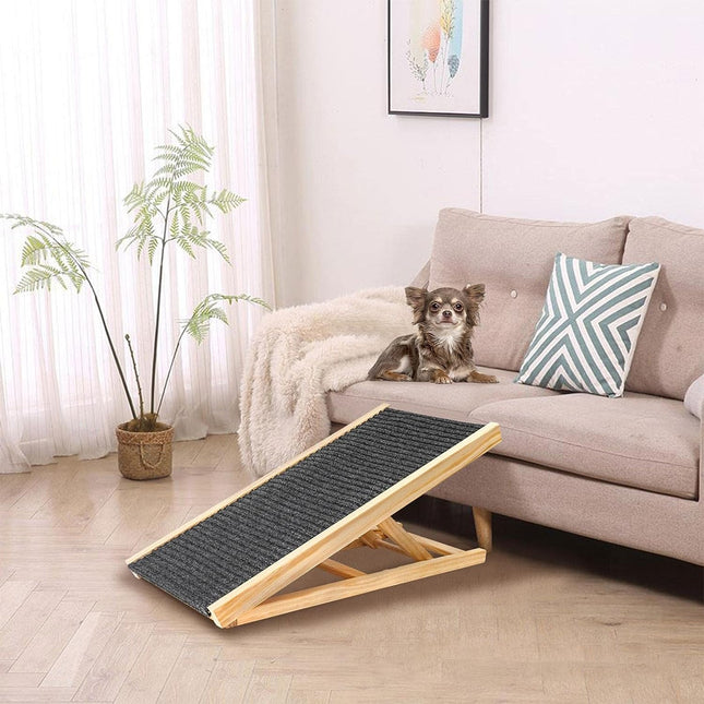 Rampa Plegable Y Ajustable Para Mascotas