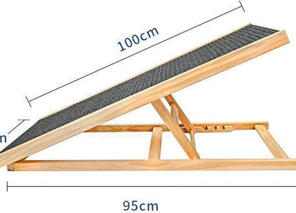 Rampa Plegable Y Ajustable Para Mascotas