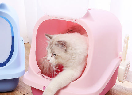 Baño Cerrado Para Gato + pala Sanitaria