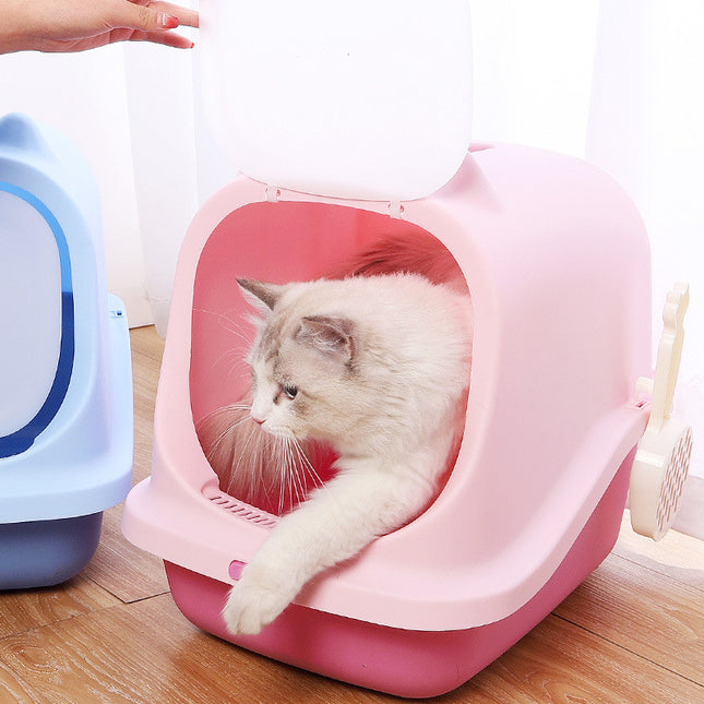 Baño Cerrado Para Gato + pala Sanitaria
