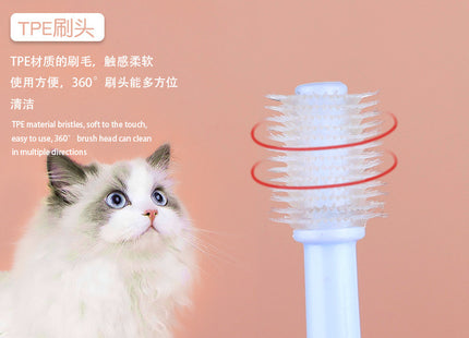 Cepillo De Dientes 360° Para Mascotas