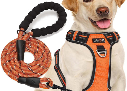 Pechera Anti Tirones Para Perro + Correa