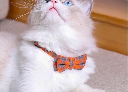 Collar Para Gato Con Moña Y Cascabel