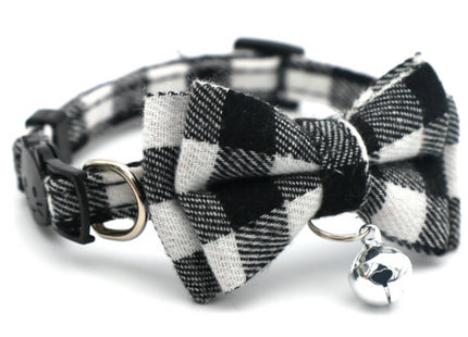 Collar Para Gato Con Moña Y Cascabel