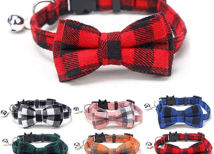 Collar Para Gato Con Moña Y Cascabel