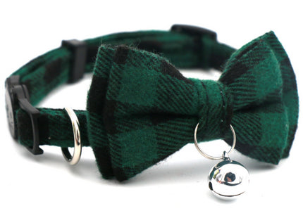 Collar Para Gato Con Moña Y Cascabel