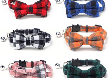 Collar Para Gato Con Moña Y Cascabel