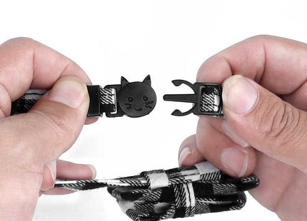 Collar Para Gato Con Moña Y Cascabel