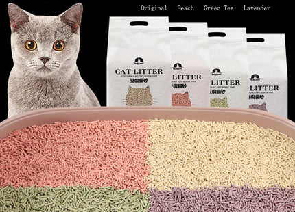 Arena Para Gatos Natural Biodegradable Tofu 6L