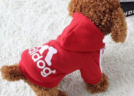 Buzo Polar Deportivo Con Capucha Adidog