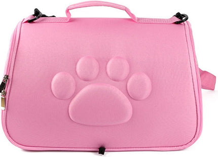 Bolso Transportador Huella Perro Gato Goma Eva