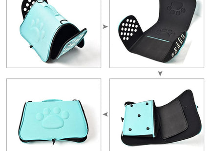 Bolso Transportador Huella Perro Gato Goma Eva