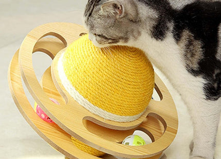 Juguete Rascador Con Forma De Planeta Para Gato