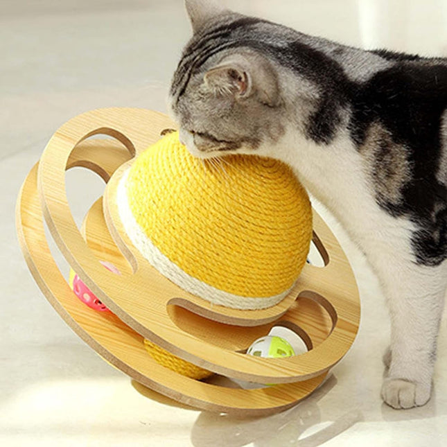 Juguete Rascador Con Forma De Planeta Para Gato