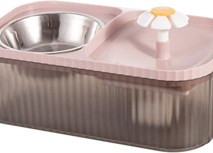 Fuente Bebedero 3 Litros  Con Plato Comedero