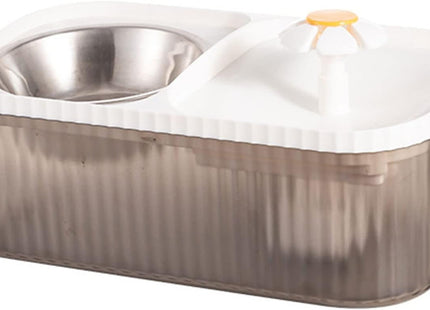 Fuente Bebedero 3 Litros  Con Plato Comedero