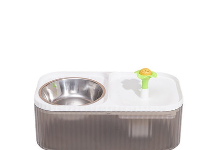 Fuente Bebedero 3 Litros  Con Plato Comedero