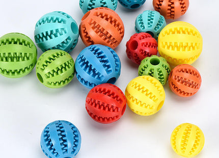 Pelota Para Perro Dispensadora y Limpiadora Dental