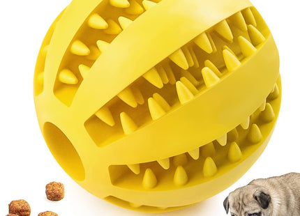 Pelota Para Perro Dispensadora y Limpiadora Dental