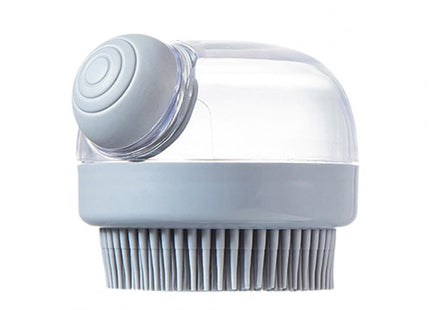 Cepillo De Silicona Con Dispensador De Shampoo