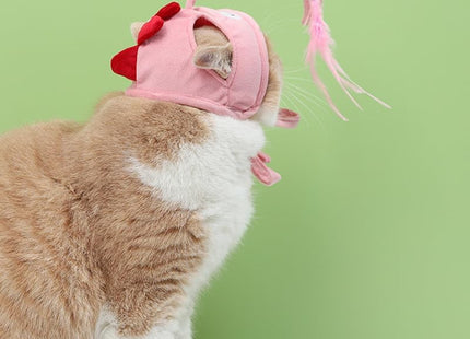 Juguete Para Gato Gorro Con Pescado Colgante