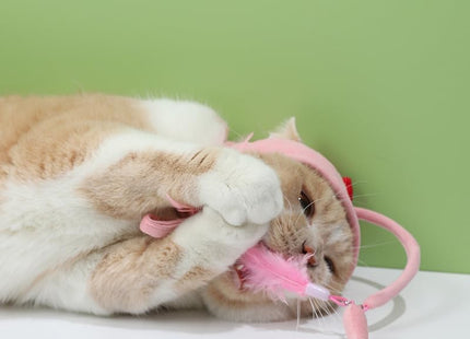 Juguete Para Gato Gorro Con Pescado Colgante