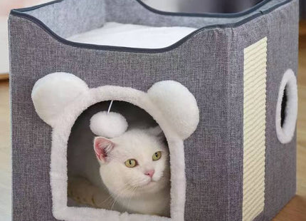 Casa Cerrada Desmontable Para Gato