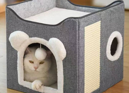 Casa Cerrada Desmontable Para Gato