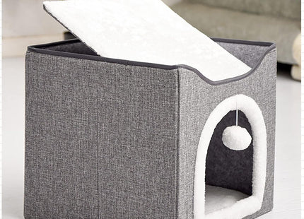 Casa Cerrada Desmontable Para Gato