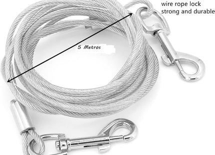 Estaca Con Cable de 5 Metros