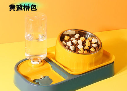 Comedero con dispensador de agua + Plato Come Lento