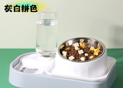 Comedero con dispensador de agua + Plato Come Lento