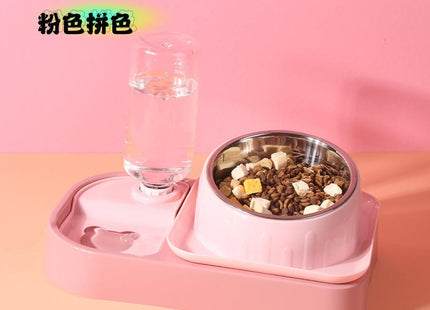 Comedero con dispensador de agua + Plato Come Lento