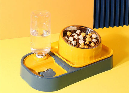 Comedero con dispensador de agua + Plato Come Lento