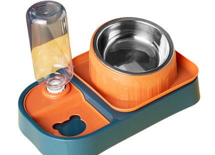 Comedero con dispensador de agua + Plato Come Lento