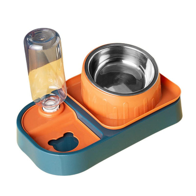 Comedero con dispensador de agua + Plato Come Lento