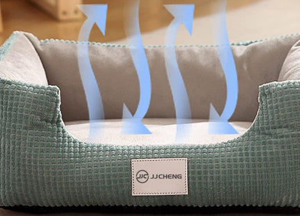 Cama Rectangular Lavable Para Mascotas