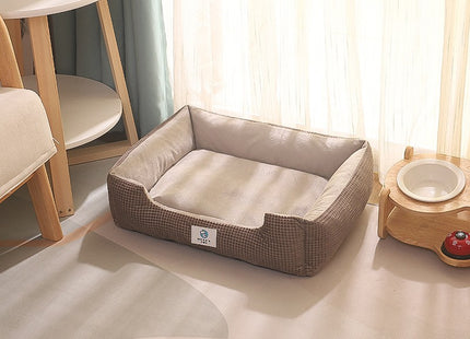 Cama Rectangular Lavable Para Mascotas