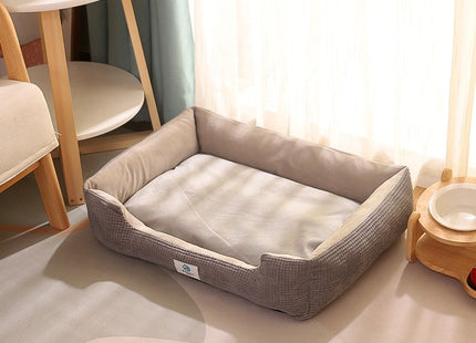 Cama Rectangular Lavable Para Mascotas