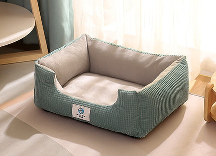 Cama Rectangular Lavable Para Mascotas