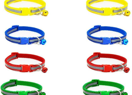 Collar Liso Con Cascabel Para Gato