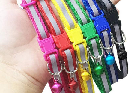 Collar Liso Con Cascabel Para Gato