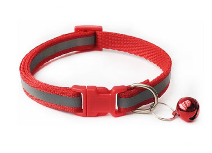 Collar Liso Con Cascabel Para Gato