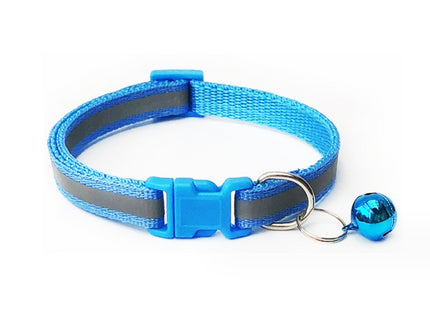 Collar Liso Con Cascabel Para Gato